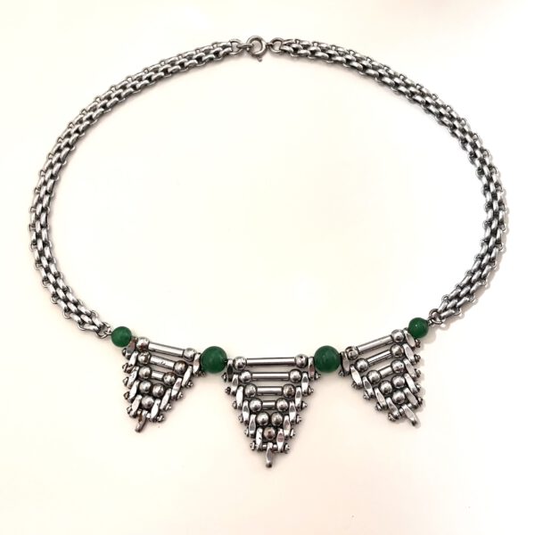 Art Deco chrome chain - Image 4