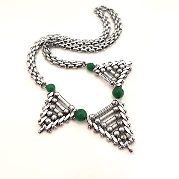 Art Deco chrome chain - Image 3