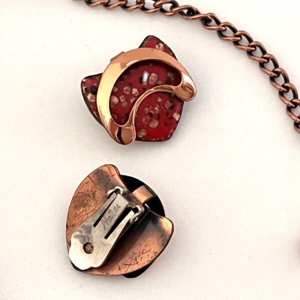 Collier mit passenden Clips – Bild 3