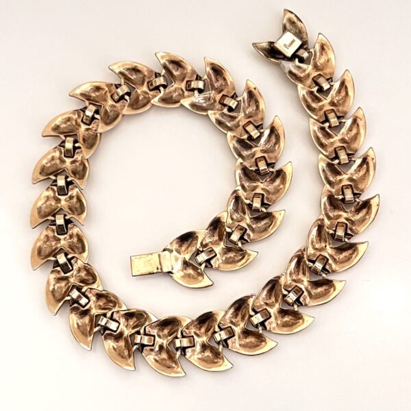 Gold-plated necklace from Trifari - Image 5