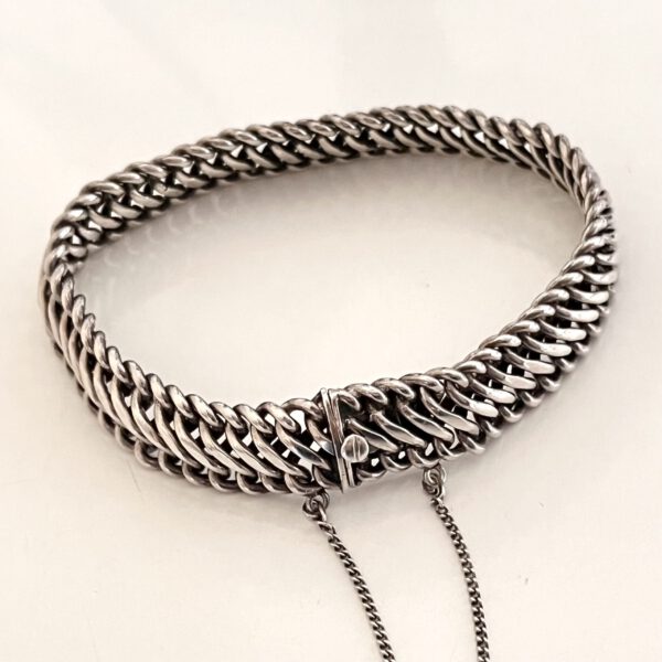 Silver link bracelet - Image 4