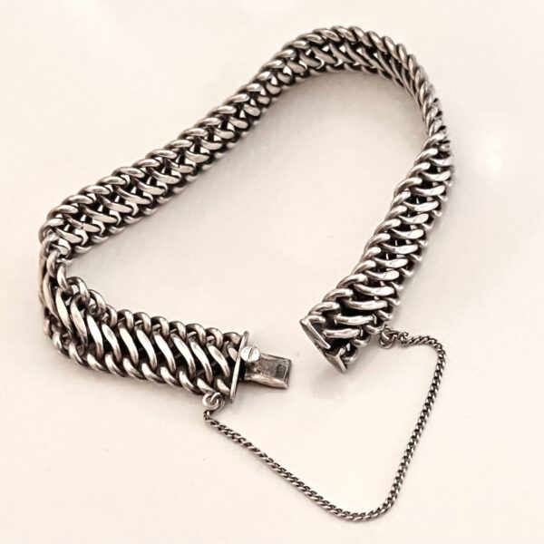 Silver link bracelet - Image 3