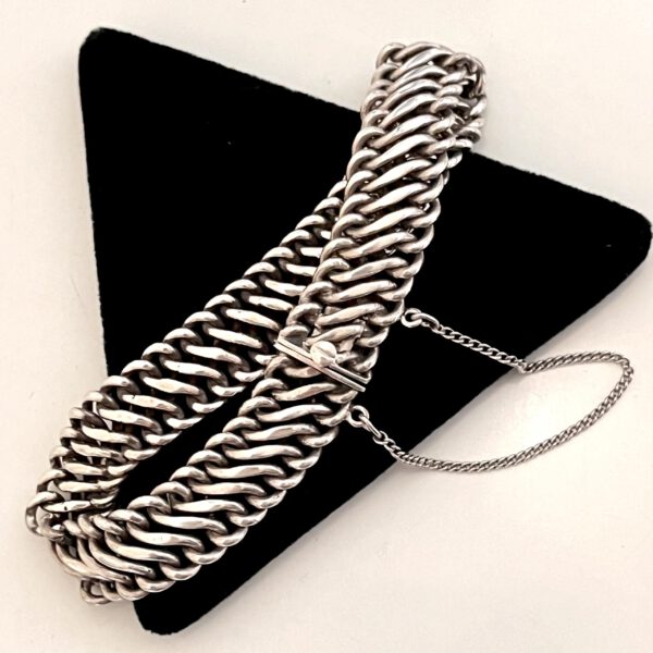 Silver link bracelet - Image 2