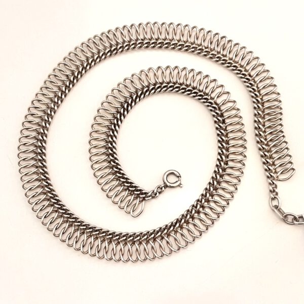 Filigree silver necklace - Image 2