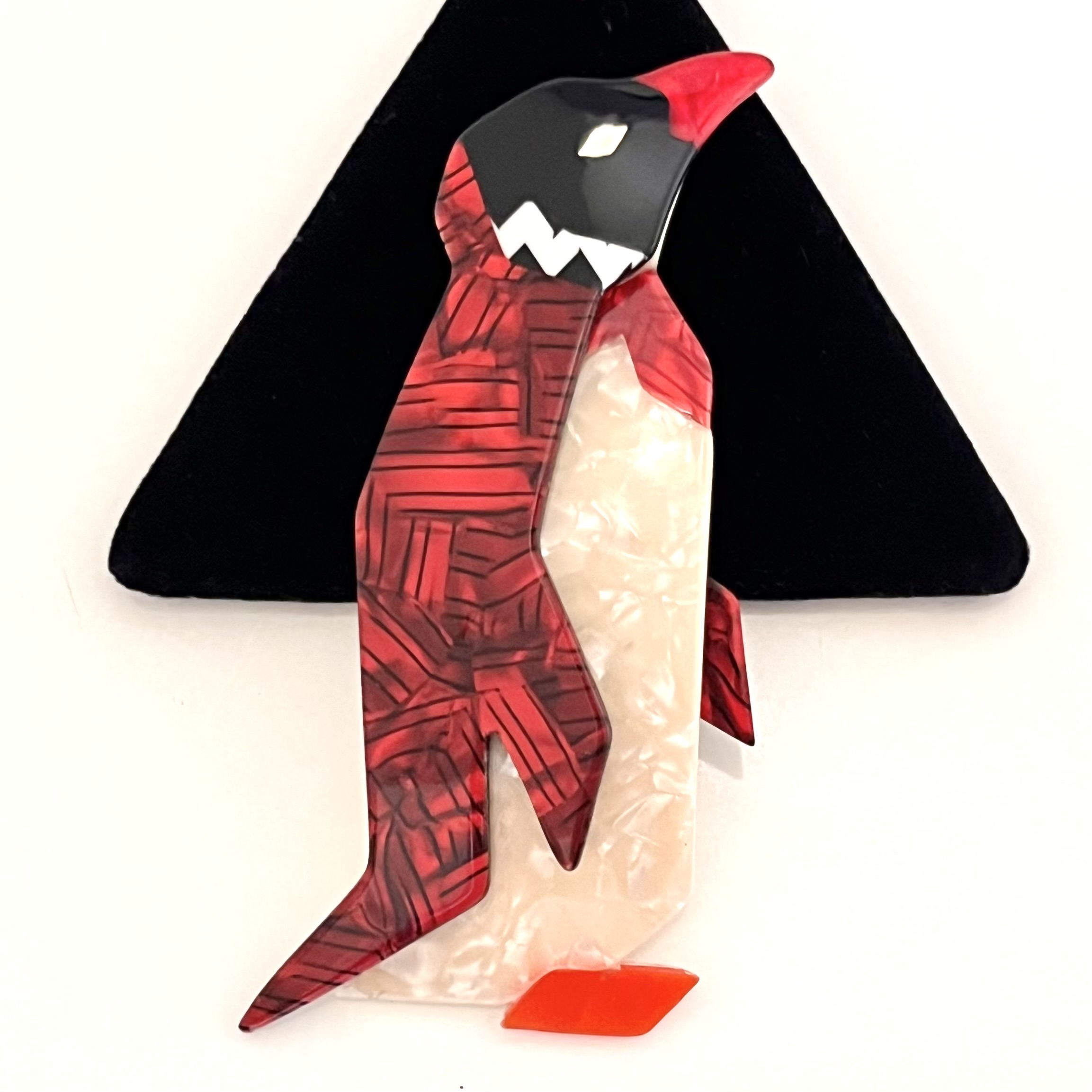 Pinguin Brosche von Lea Stein