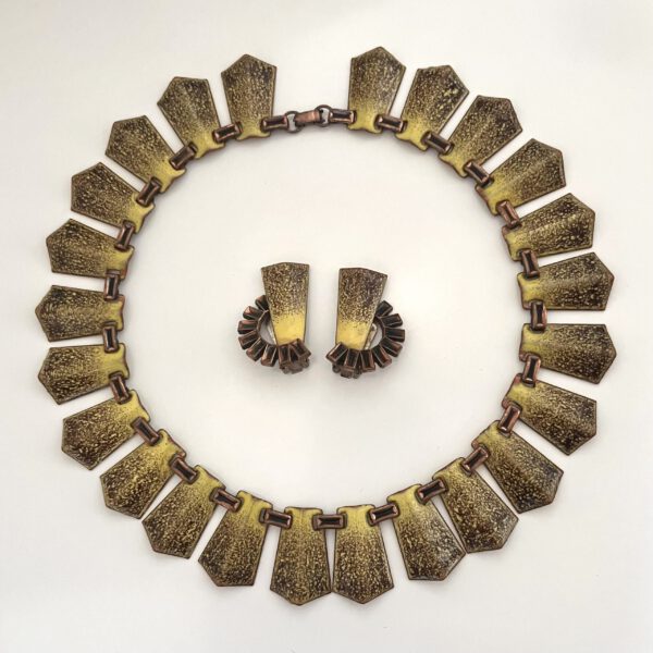 Kupferkette mit Emaille