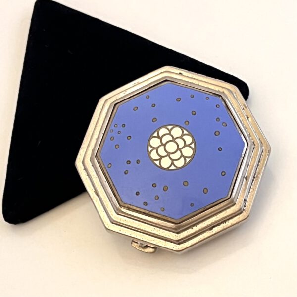 Puderdose Art Deco