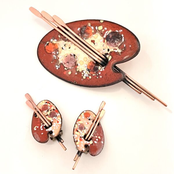 Brosche und Clips aus den 1950er Jahren