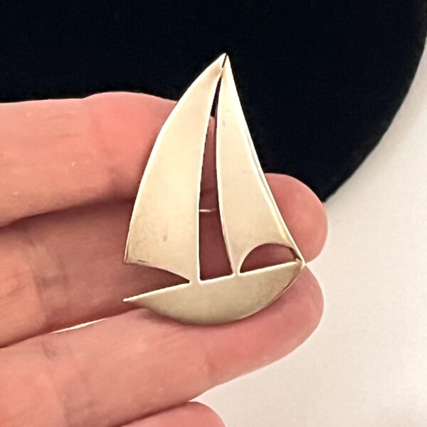 Segelboot Silber