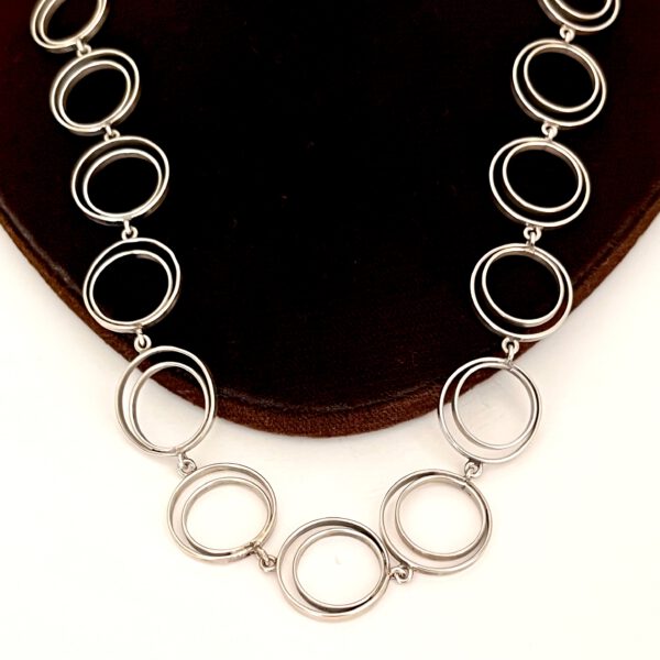 Vintage Mid Century Silberkette