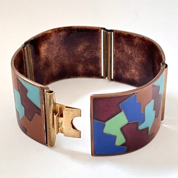 Breites Emaille-Armband Scholz und Lammel – Bild 4