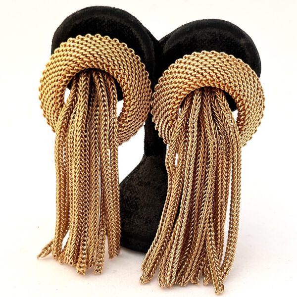 Tassel Earclips by Napier USA