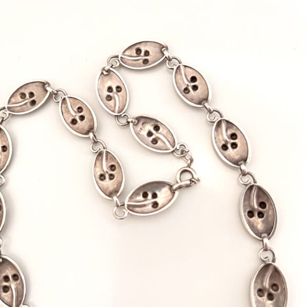 Art Deco Silberkette – Bild 3