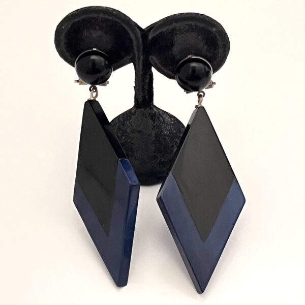 Vintage Galalith Ohrclips