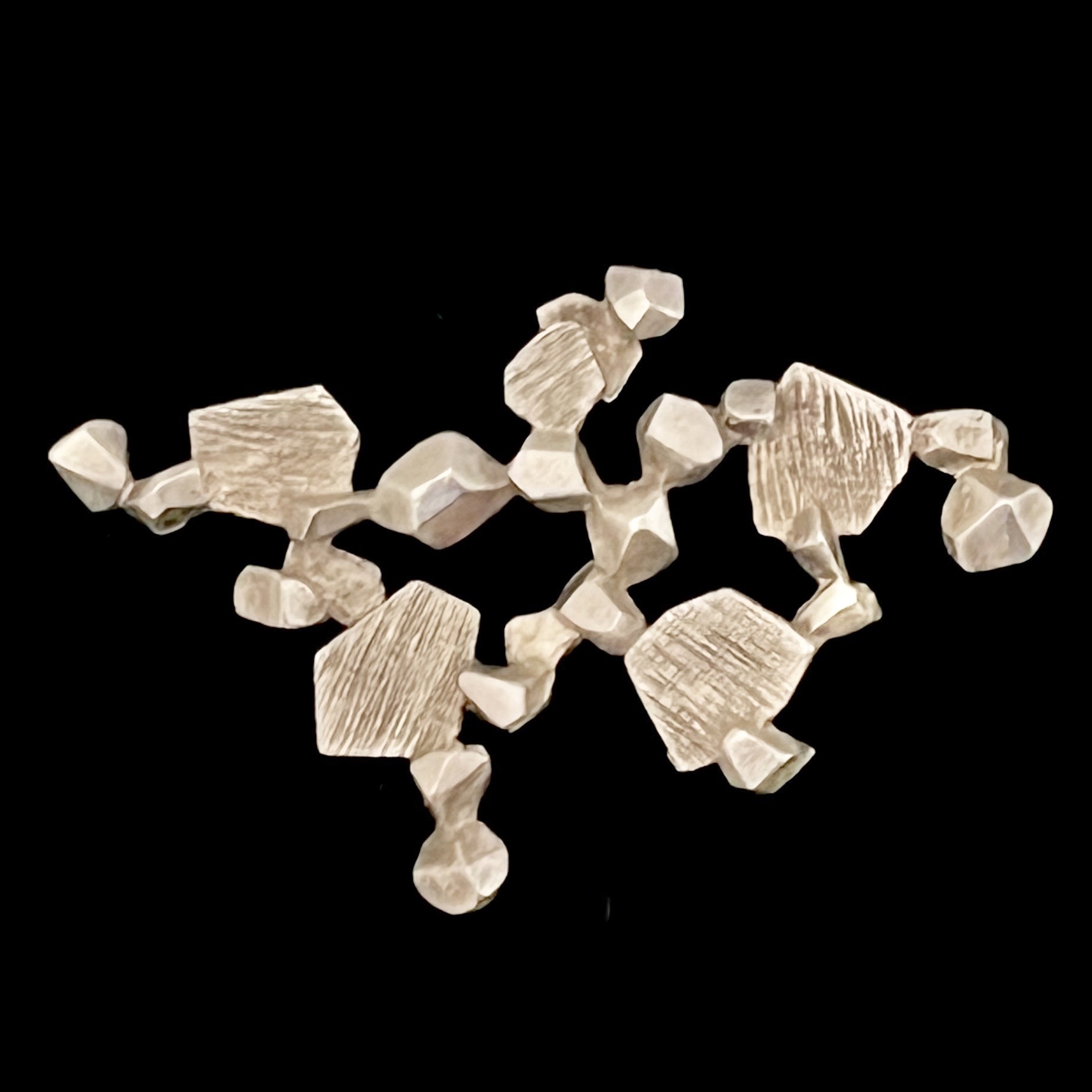 Silberbrosche 925 Vintage