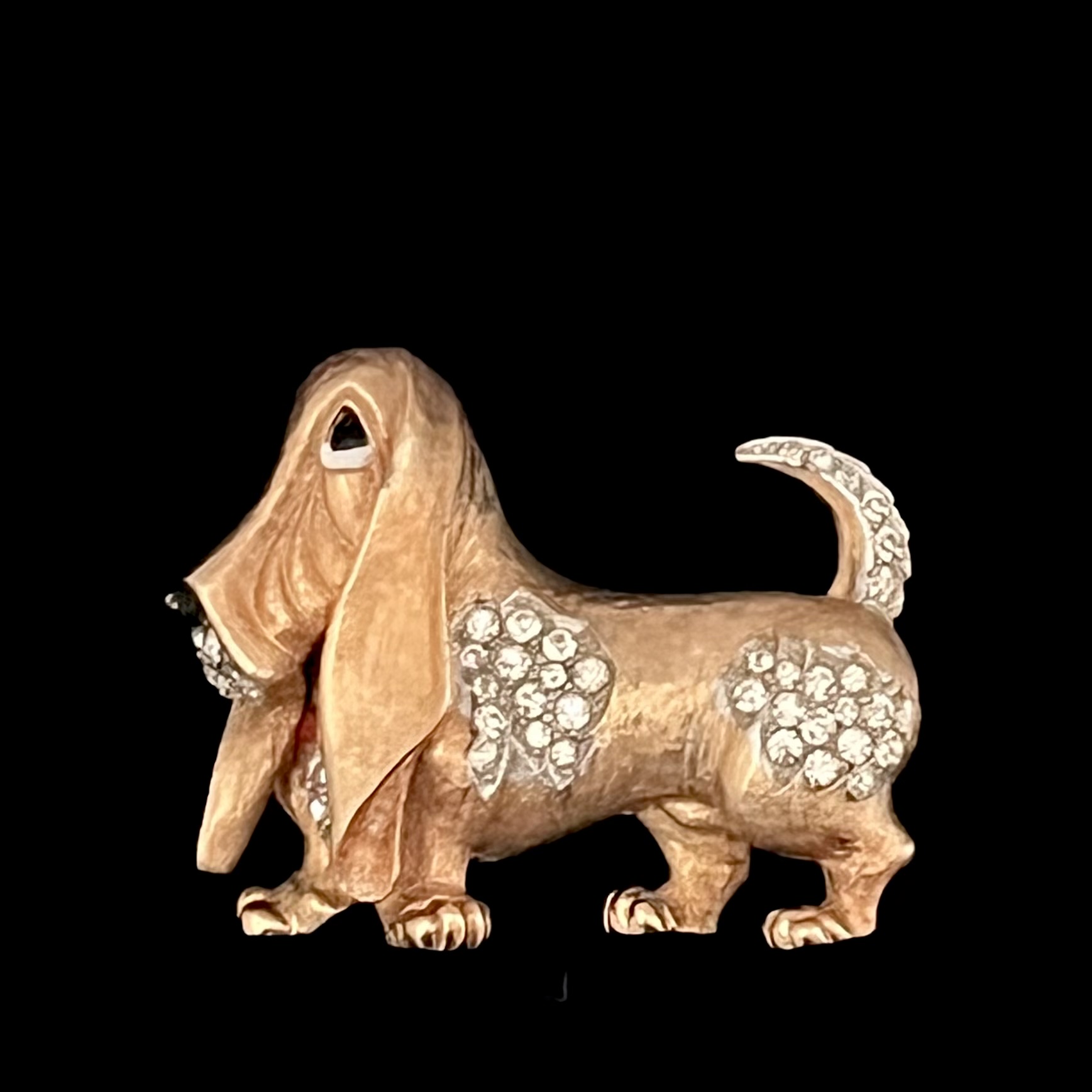 Vintage Boucher Hundebrosche