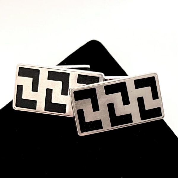 Alte Manschettenknöpfe im Art Deco Design