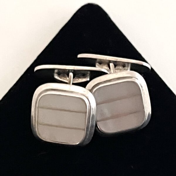 Perlmutt Manschettenknöpfe