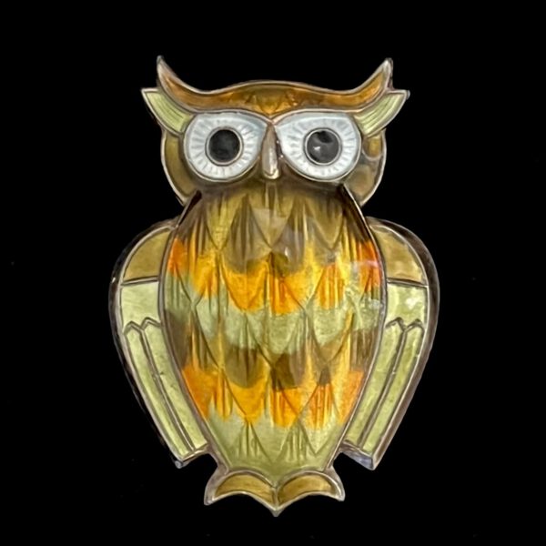 Eule aus Sterlingsilber David Andersen Norway