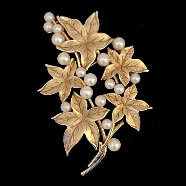 Efeubrosche von Trifari