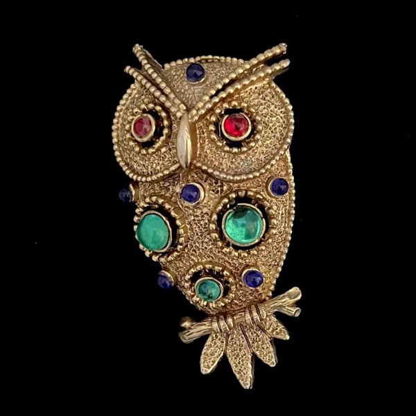 Vintage Eulenbrosche