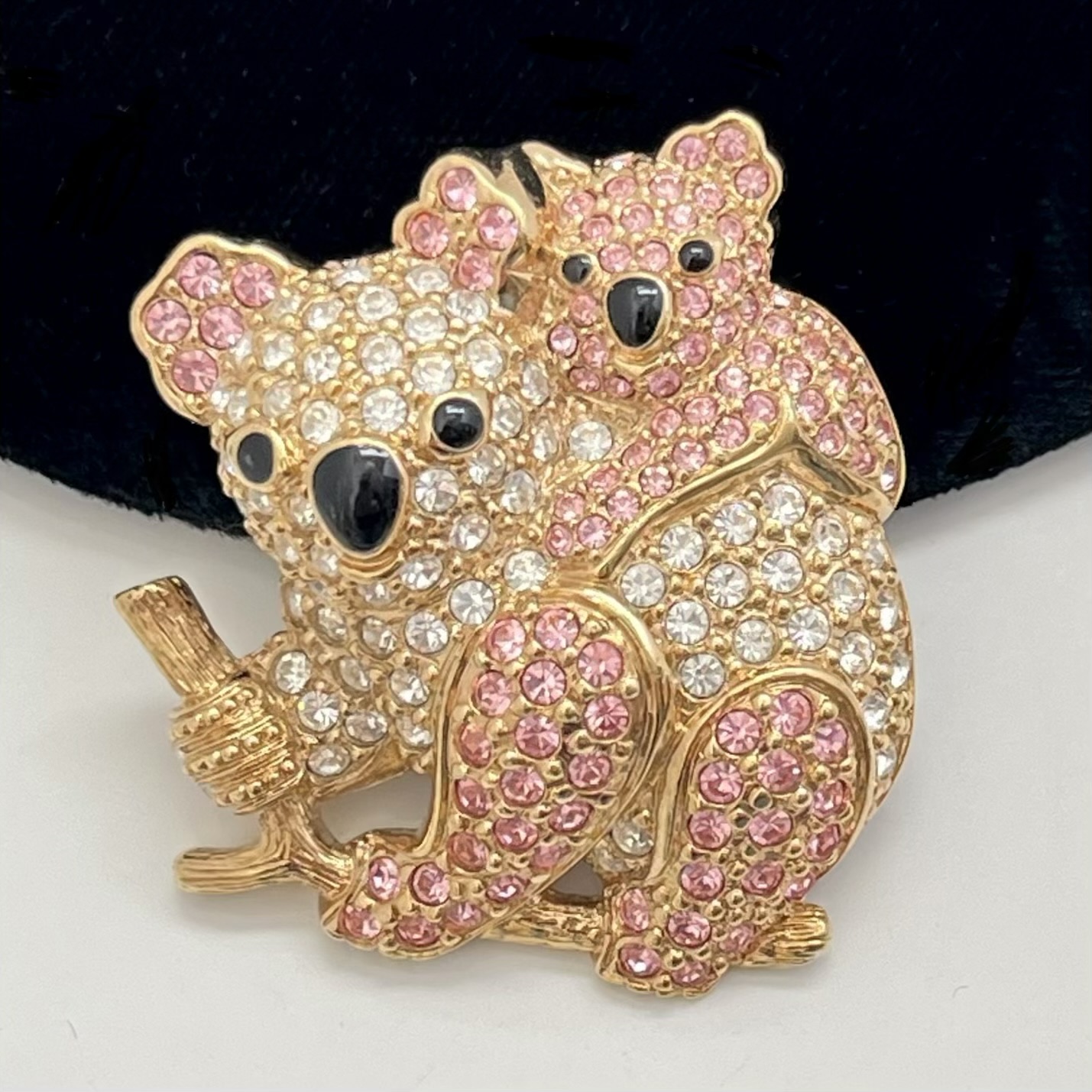 Koalabären Mutter und Kind Strass von Grossé