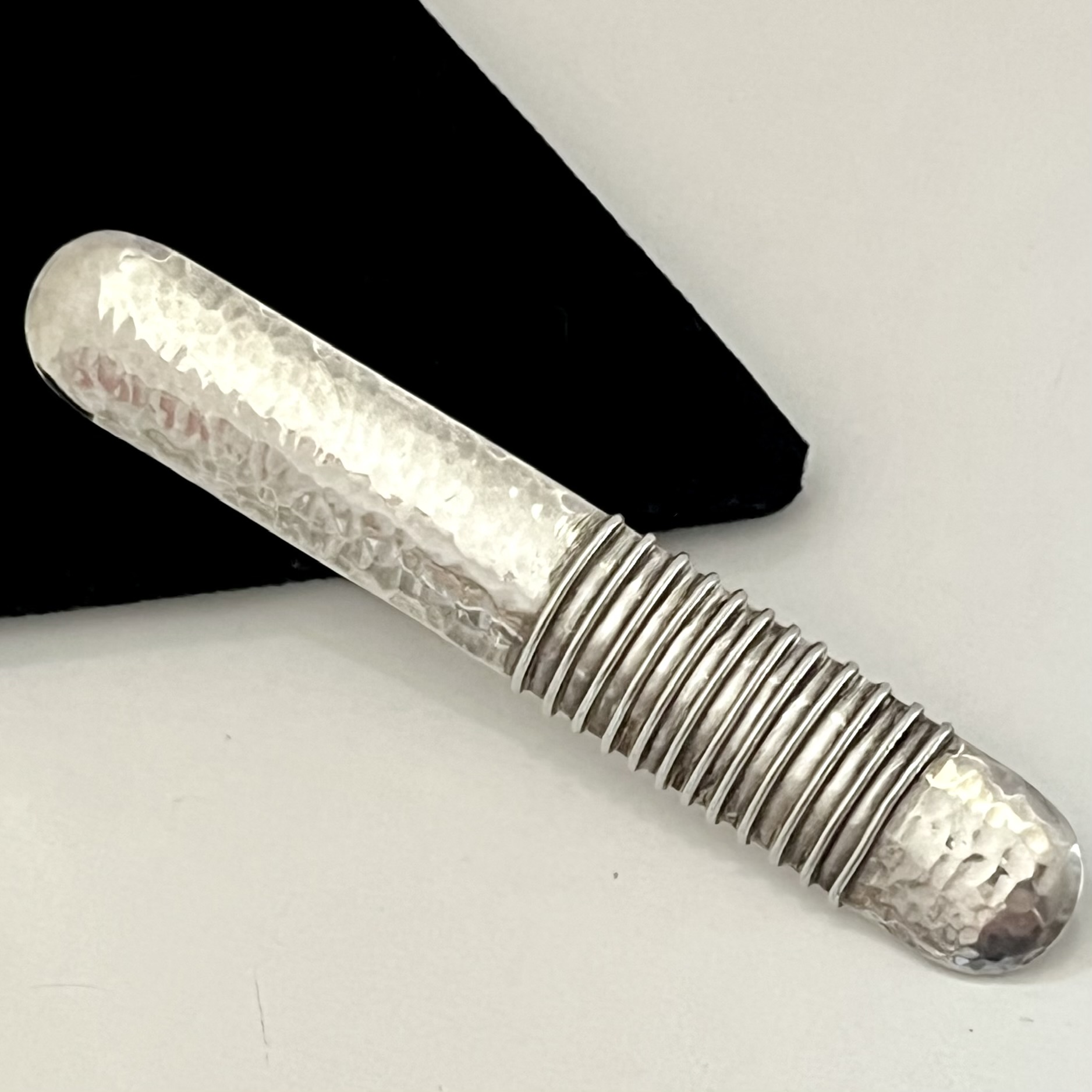 Stabbrosche aus Silber Firma Perli