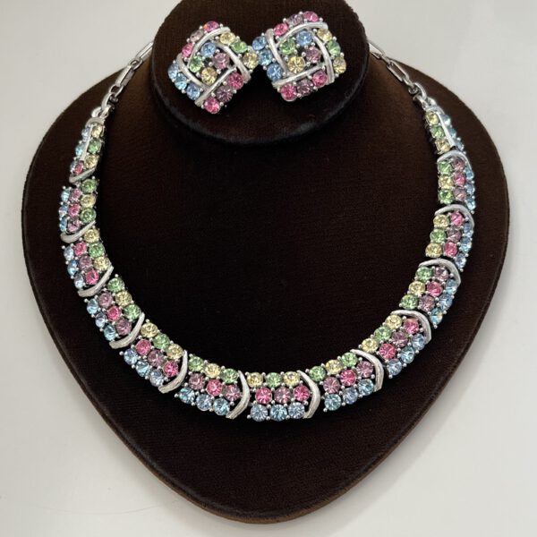 Collier mit passenden Ohrclips von Lisner USA