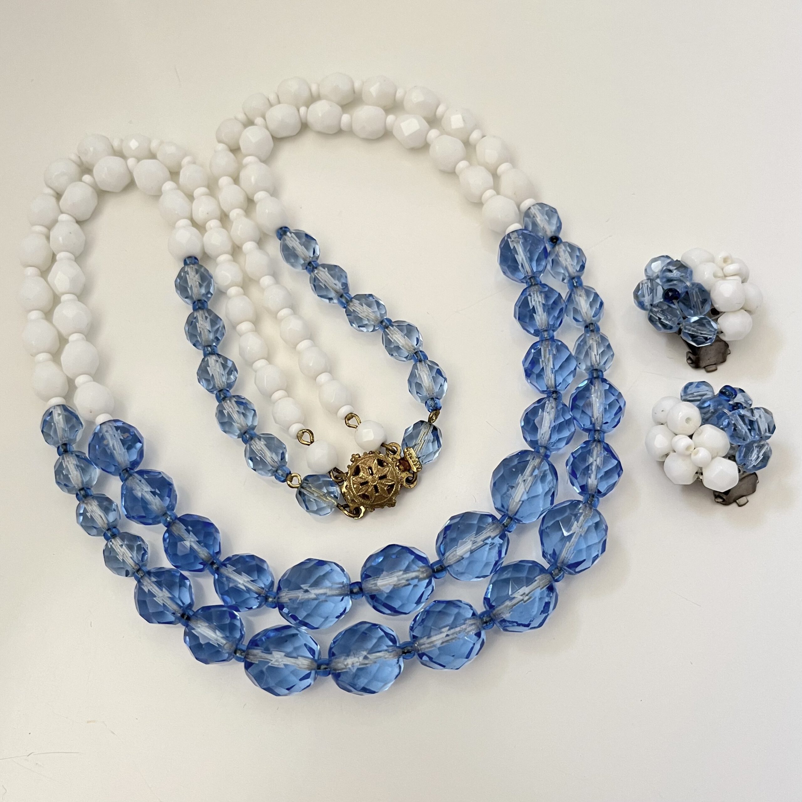 Vintage Schmuckset aus Glasperlen