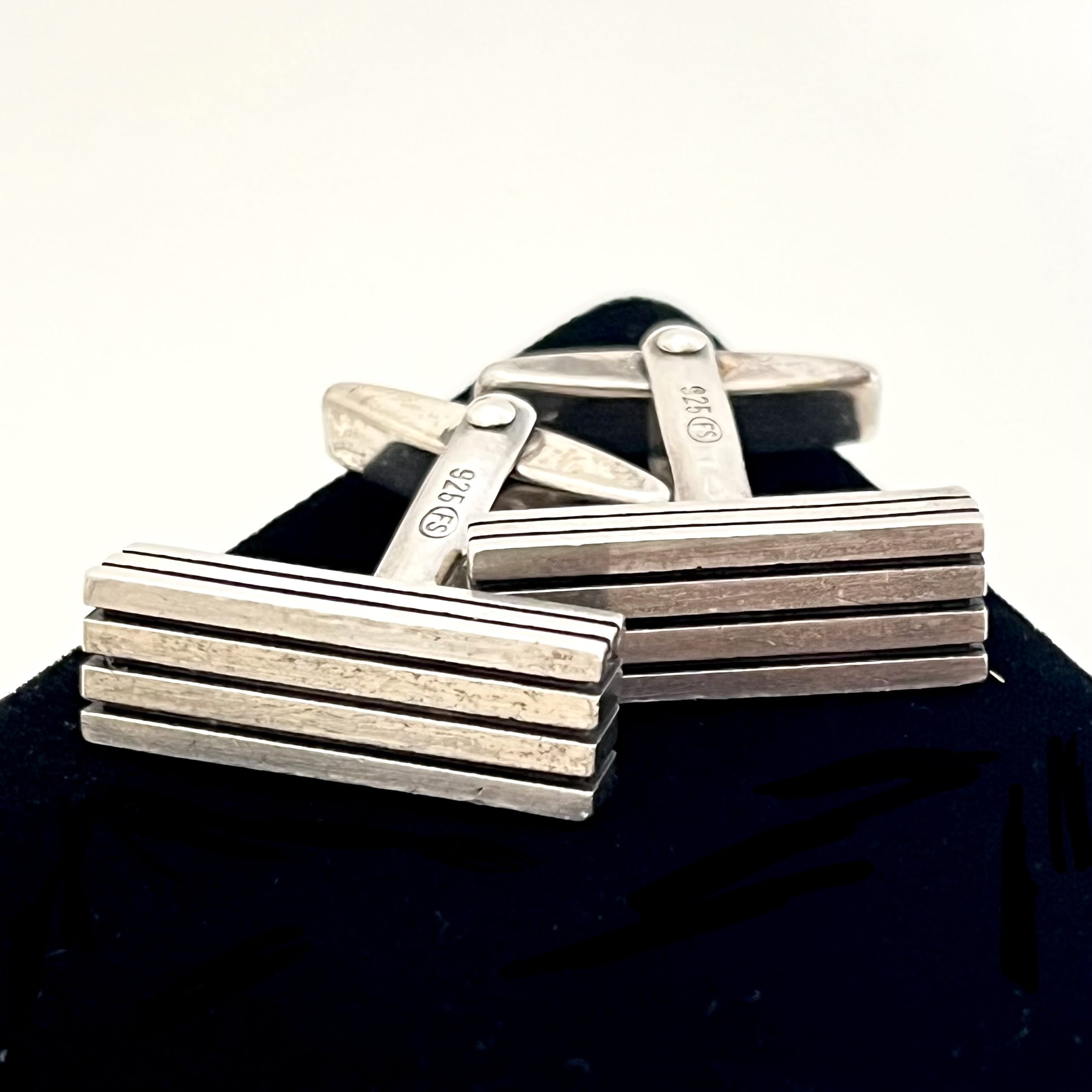 Franz Scheuerle Vintage Sterling Manschettenknöpfe