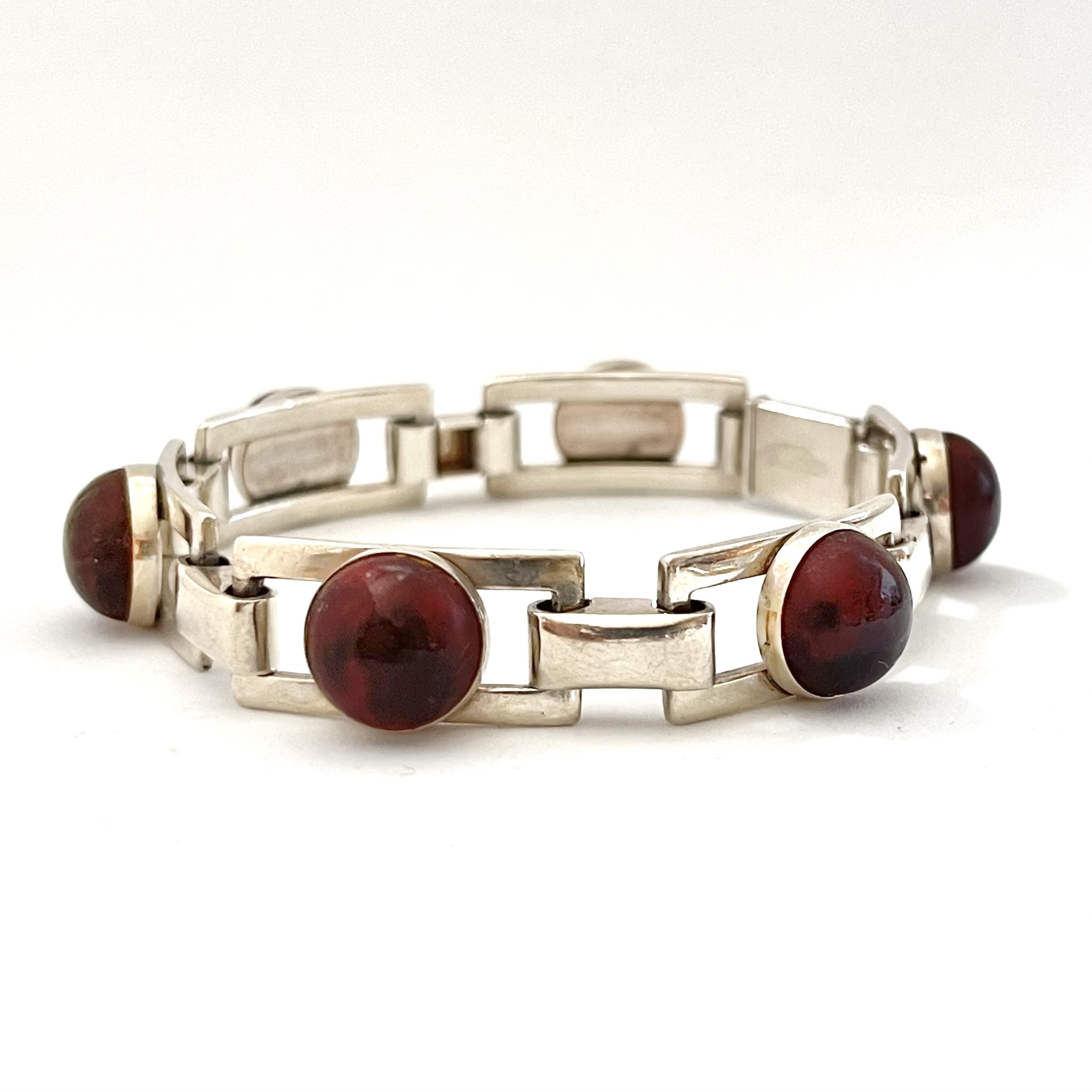 Armband Sterlingsilber Bernstein Vintage