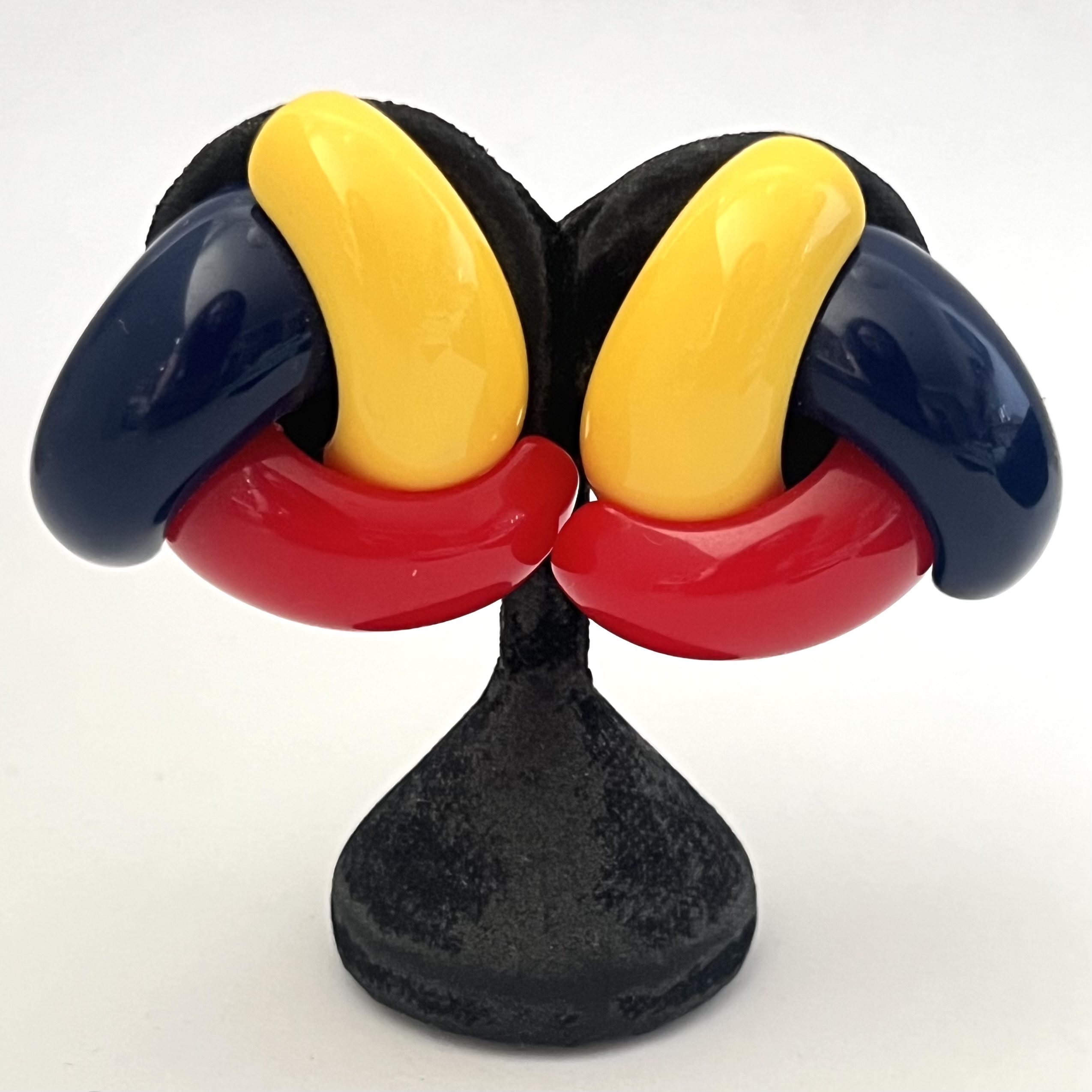 Ohrclips bunt Vintage