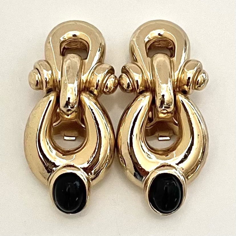 Grossé Ohrclips Doorknocker 1980er Jahre